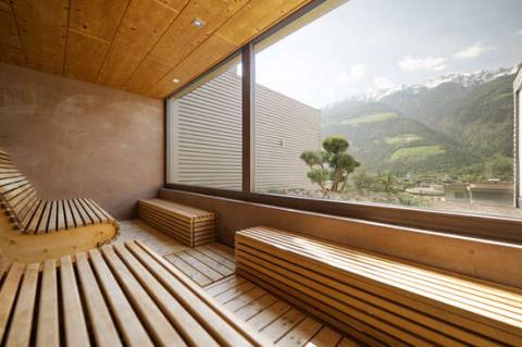 Sauna per famiglie in Alto Adige